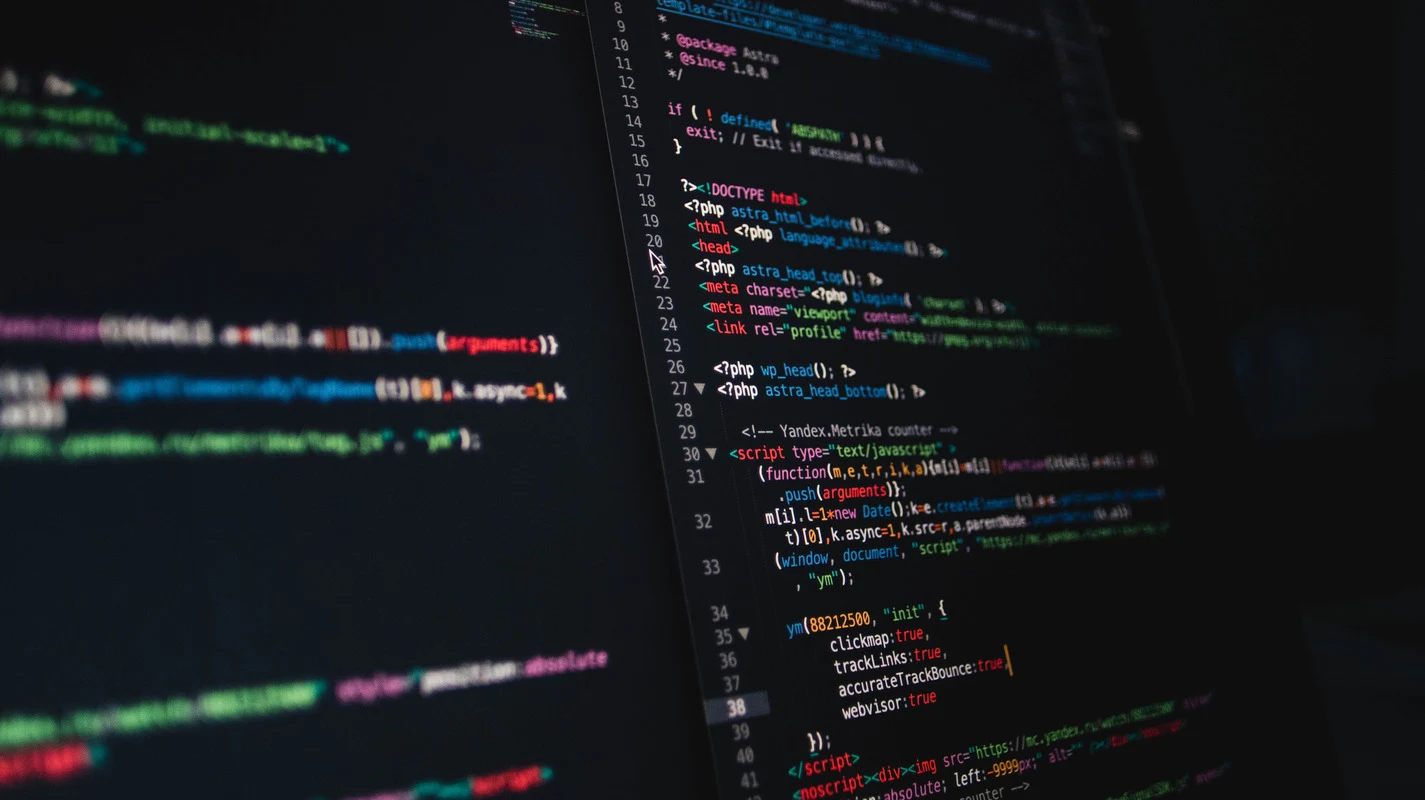 Image of a code editor
